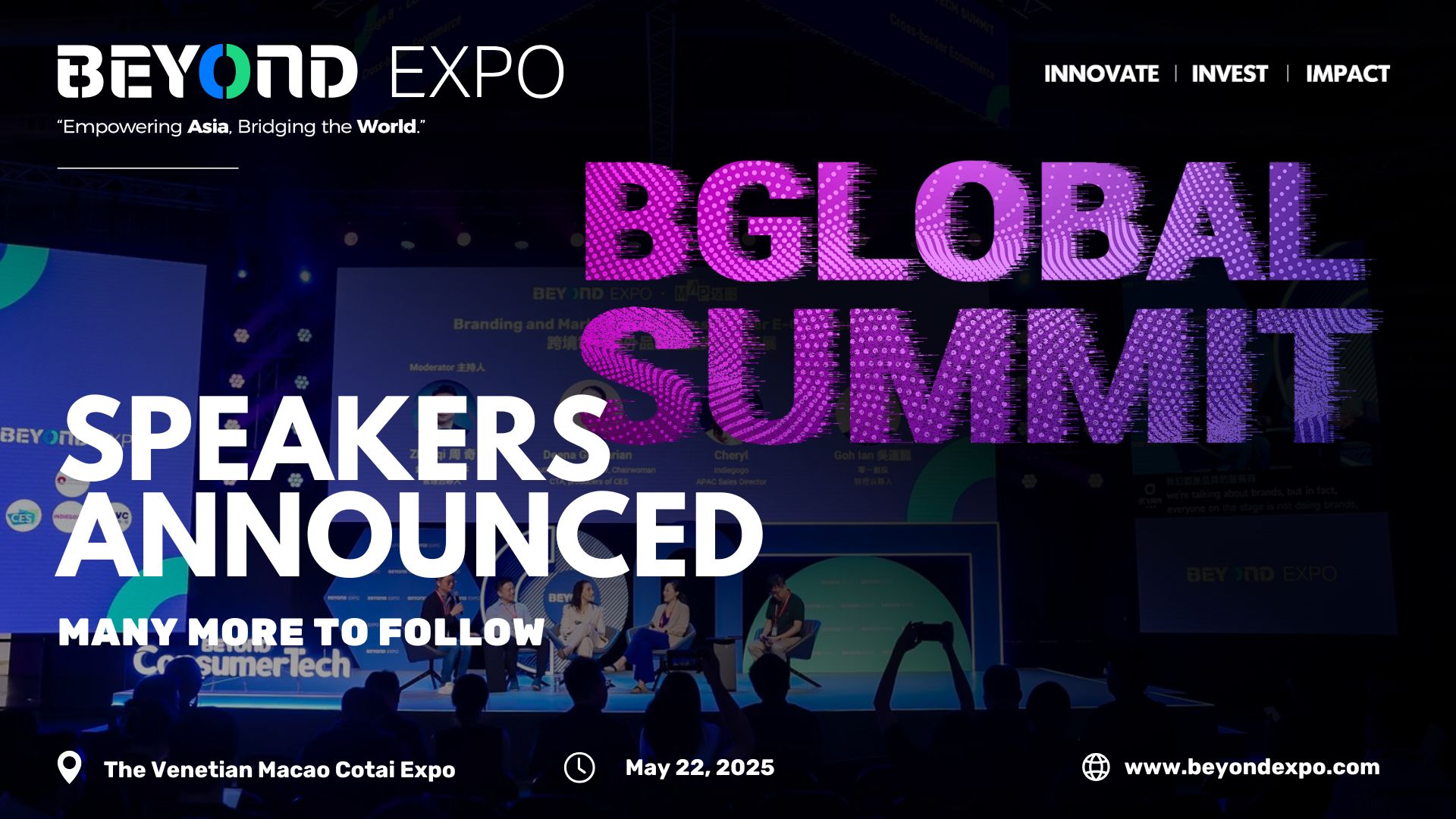 BEYOND Expo 2025 BGlobal Summit Speaker Announcement