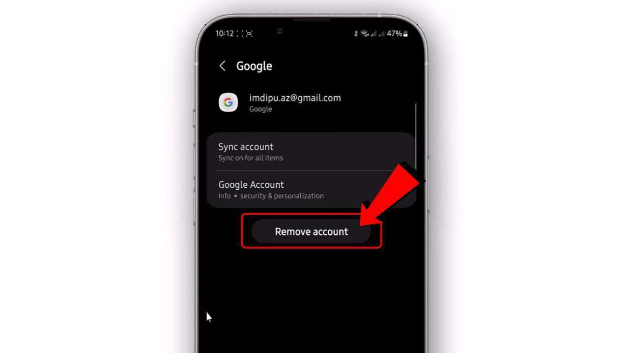 Add or Remove an Account on Android