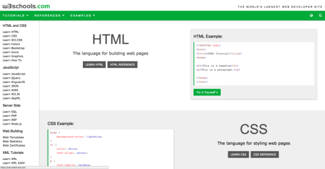 Best 10 websites that web developers must see in 2020 w3schools