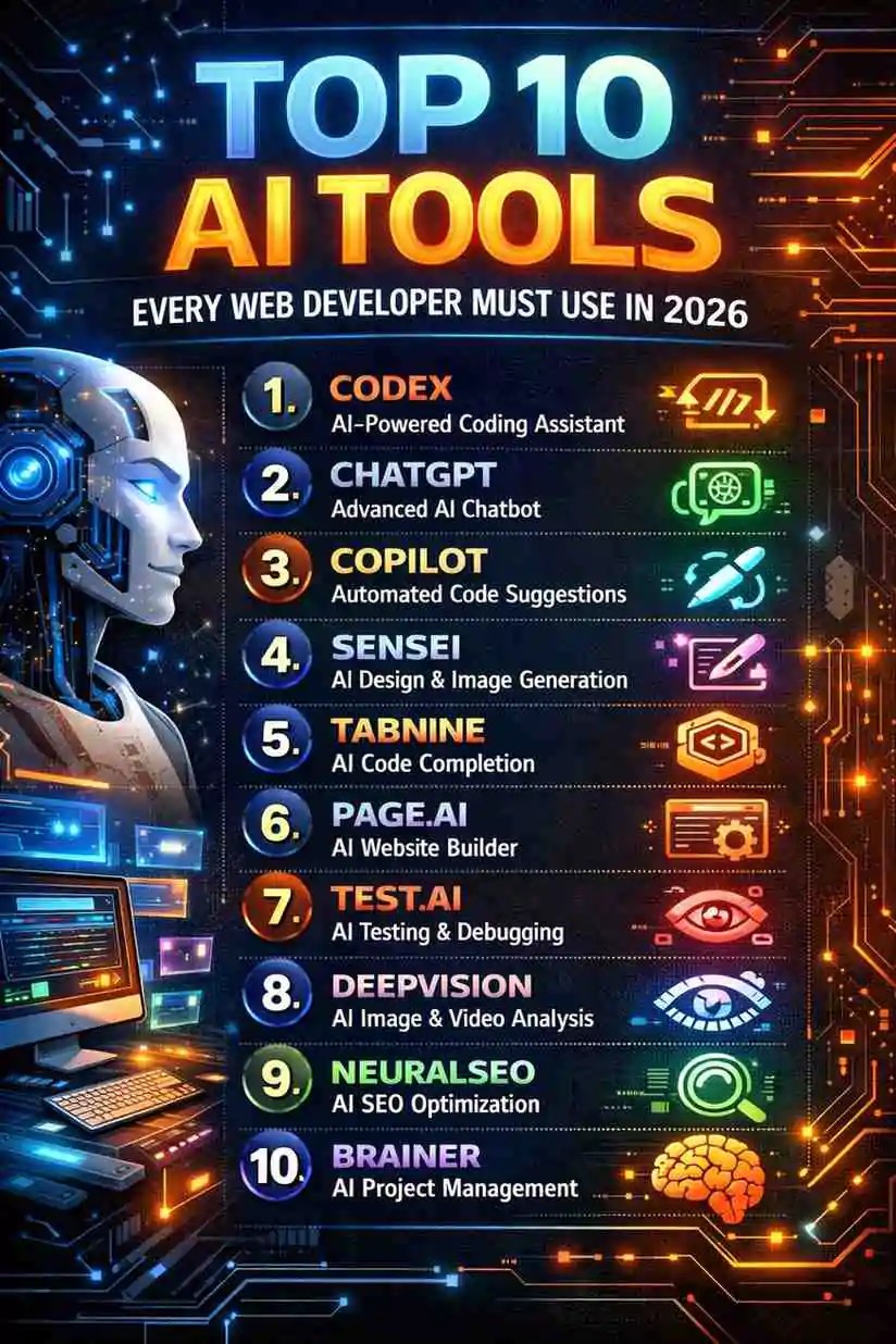 AI tools for web developers 2026