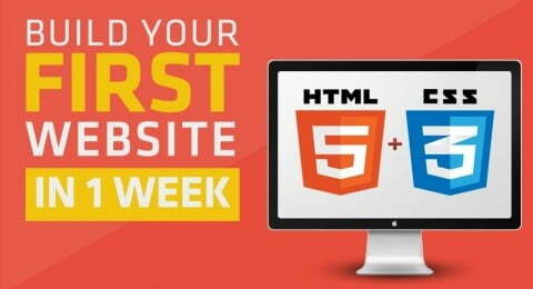 كورس لتعليم HTML5 و CSS3 مجاني من Udemy
