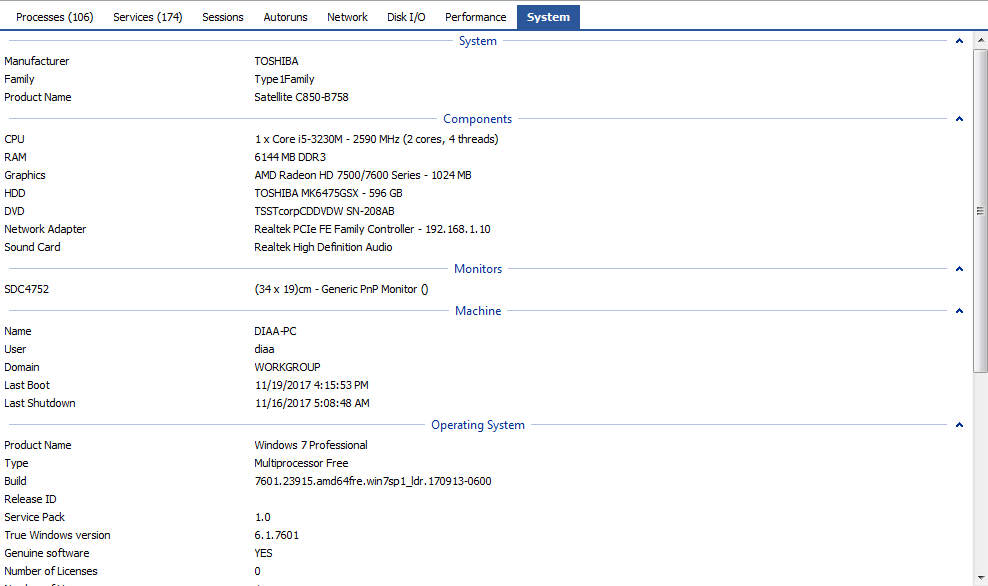 MiTeC Task Manager DeLuxe