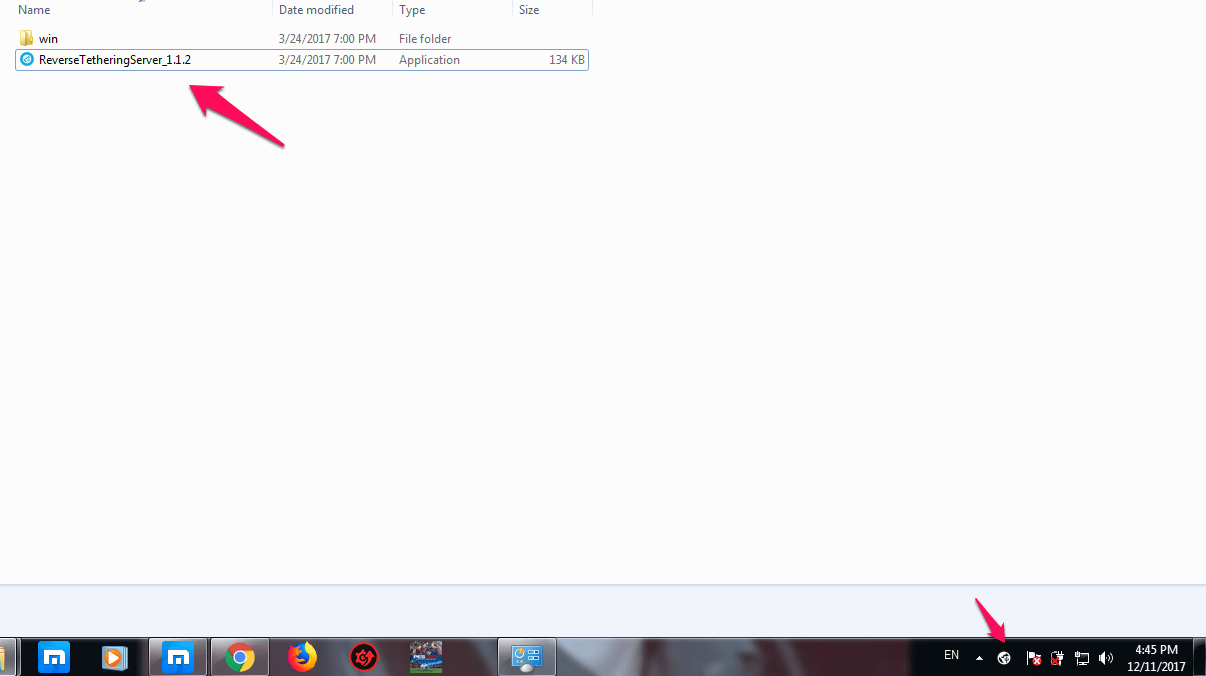Reverse Tethering