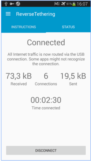 Reverse Tethering