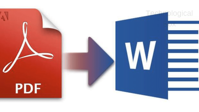 التحويل من pdf to word