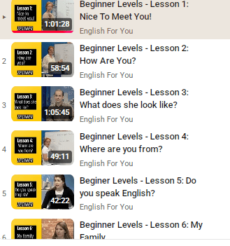 كورس ENGLISH- FOR-YOU 