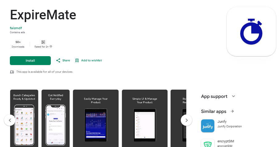 تطبيق- Expire-Mate