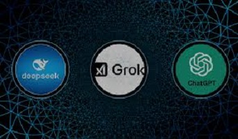 مقارنة- بين- Grok 3- وChatGPT- وDeepSeek