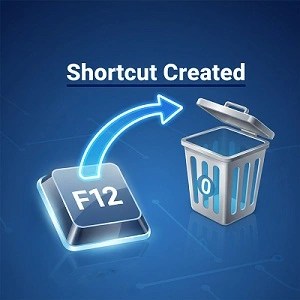 إنشاء- اختصار- كيبورد- في- ويندوز- لإفراغ- سلة- المحذوفات