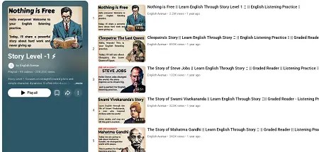 تعلم- الانجليزية- من- خلال- القصص- على- اليوتيوب