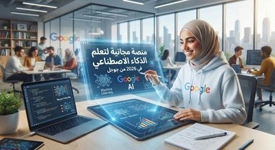 منصة- مجانية- لتعلم- الذكاء- الاصطناعي- في- 2026- من- جوجل