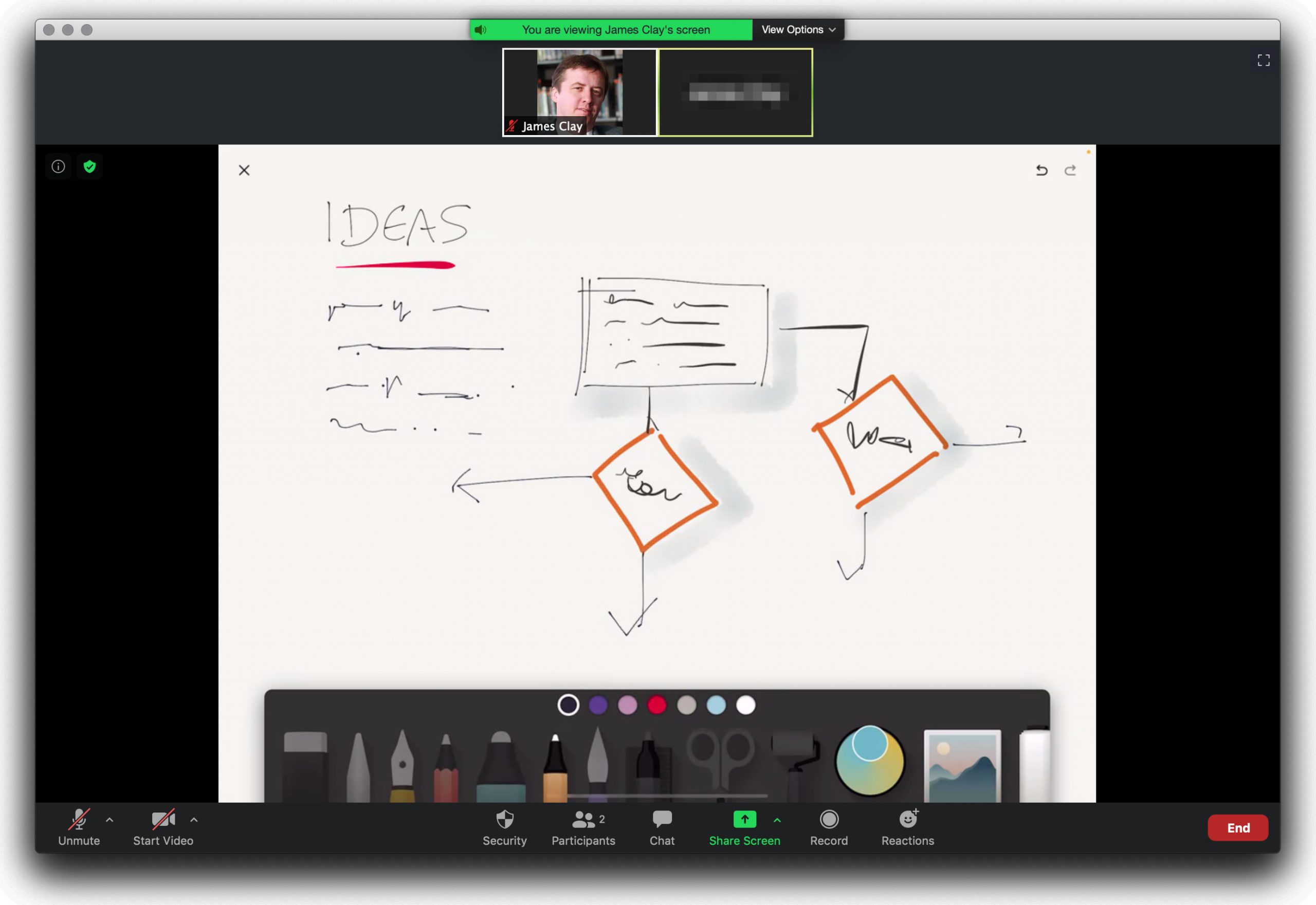 Using iPad as separate whiteboard in Zoom - Tech Stuff