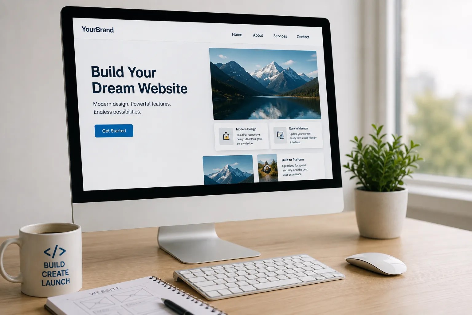 Website development services - Build Your Dream Website