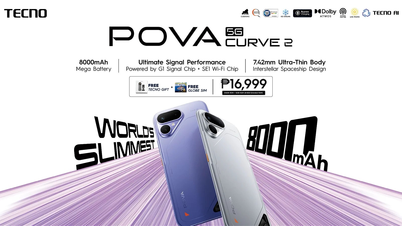 Tecno POVA Curve 2 5G launch date and price