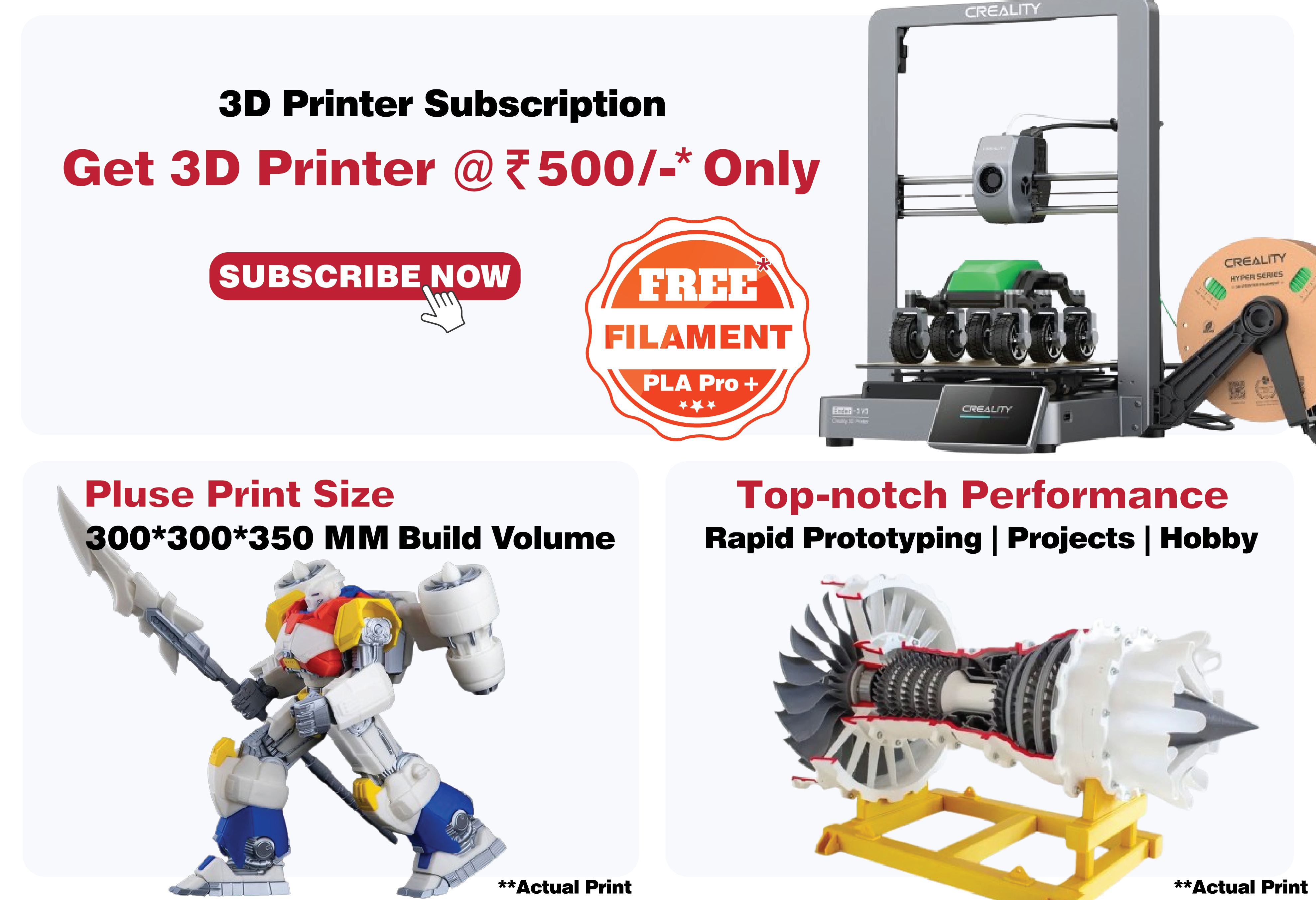 3D Printer @ 500
