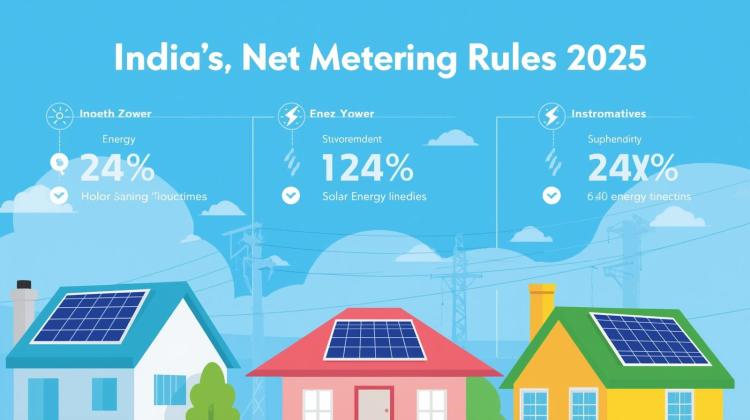 India solar net metering rules 2025