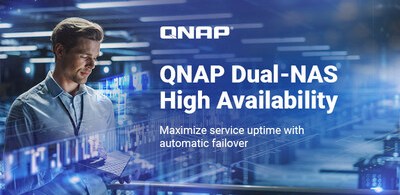 QNAP 正式推出 NAS 雙機架構的高可用性解決方案，打造不中斷的儲存環境