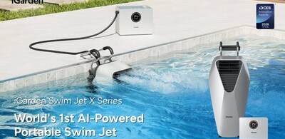 iGarden推出CES 2026獲獎產品Swim Jet X系列：全球首款無線游泳推進器799美元起售