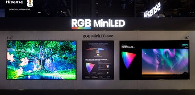 海信在CES 2026首發116UXS與XR10 推動RGB MiniLED邁入新紀元