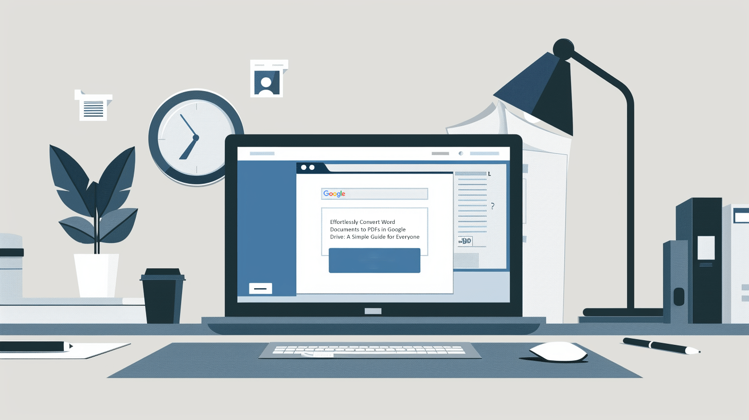 Effortlessly convert word documents to pdfs in google drive: a simple guide for everyone