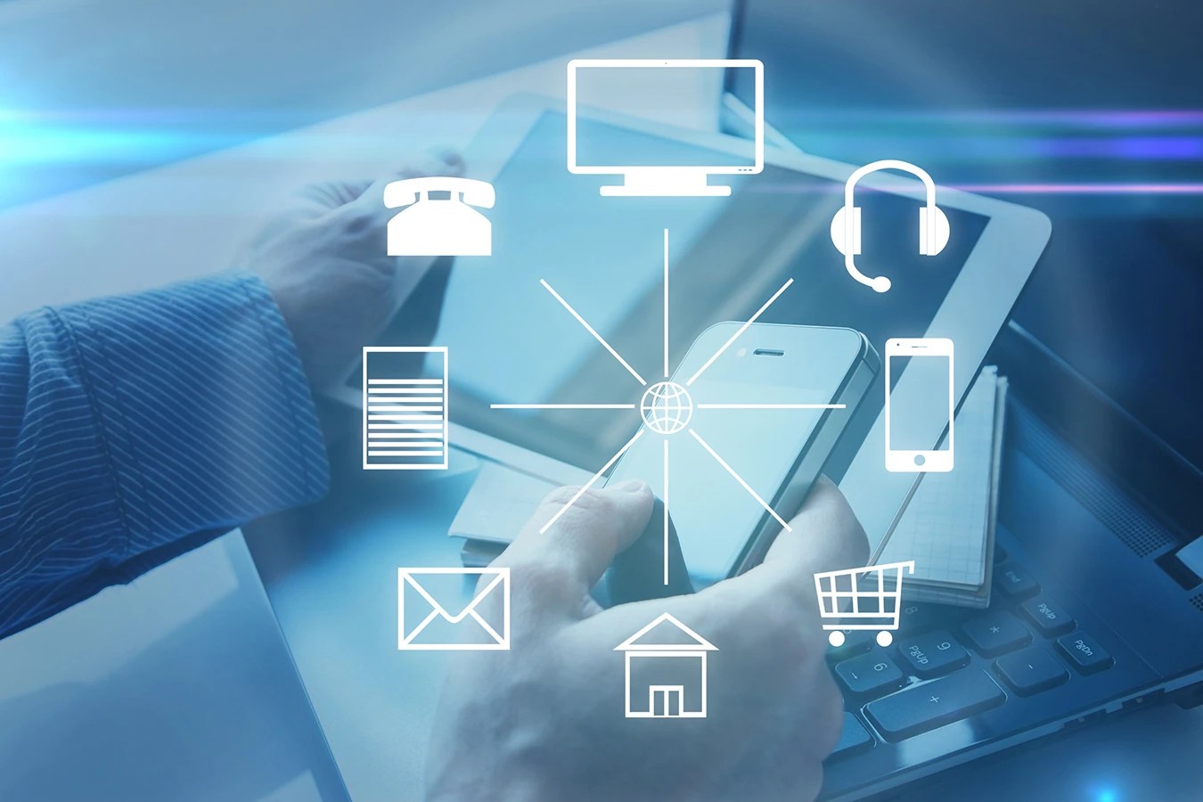 use multiple channels to achieve marketing goals