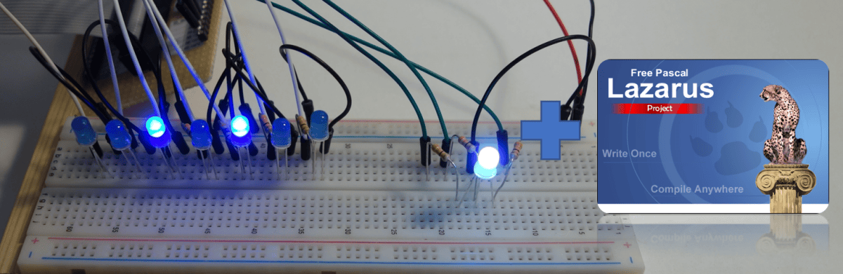 Lauflichter und LED-Steuerung mit Lazarus