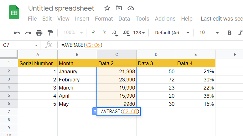 How to get google sheets formula suggestions
