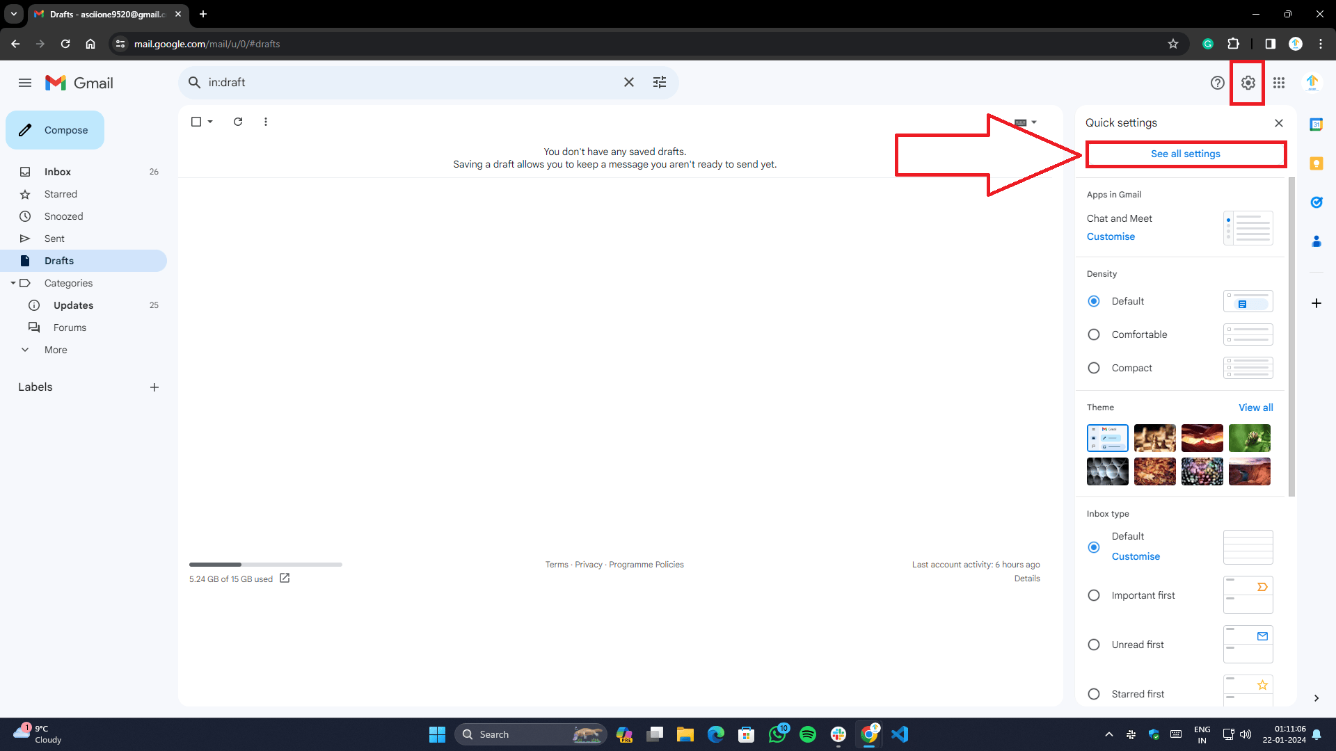 gmail 0 how to unsend email on outlook and gmail- accessing gmail settings on the web