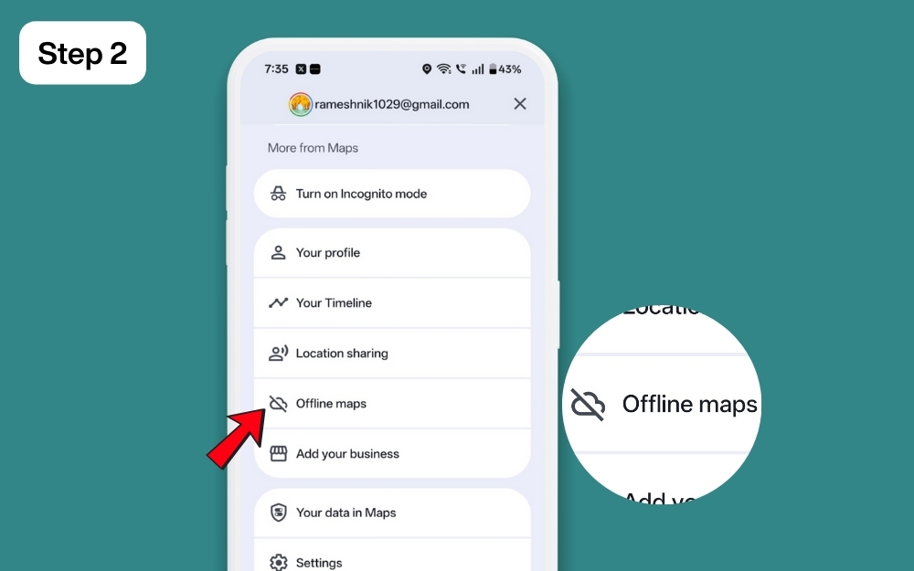 How To Use Google Maps Offline During Travel TechPP Scroll Down And Select Offline Maps 
