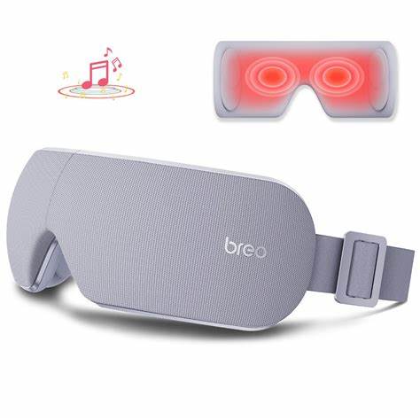Breo EM005 Eye Massager - Heat & Cool, Heated Eye Mask, Eye Strain Puffiness and Dry Eye Relief