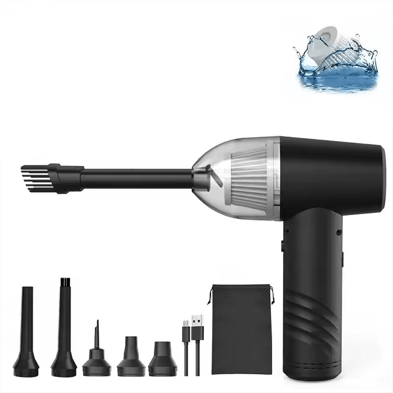 Kinzir VC43 Car Vacuum Cleaner - 7000KPA High Power, Cordless, Brushless Motor, 3 in 1 Air Duster