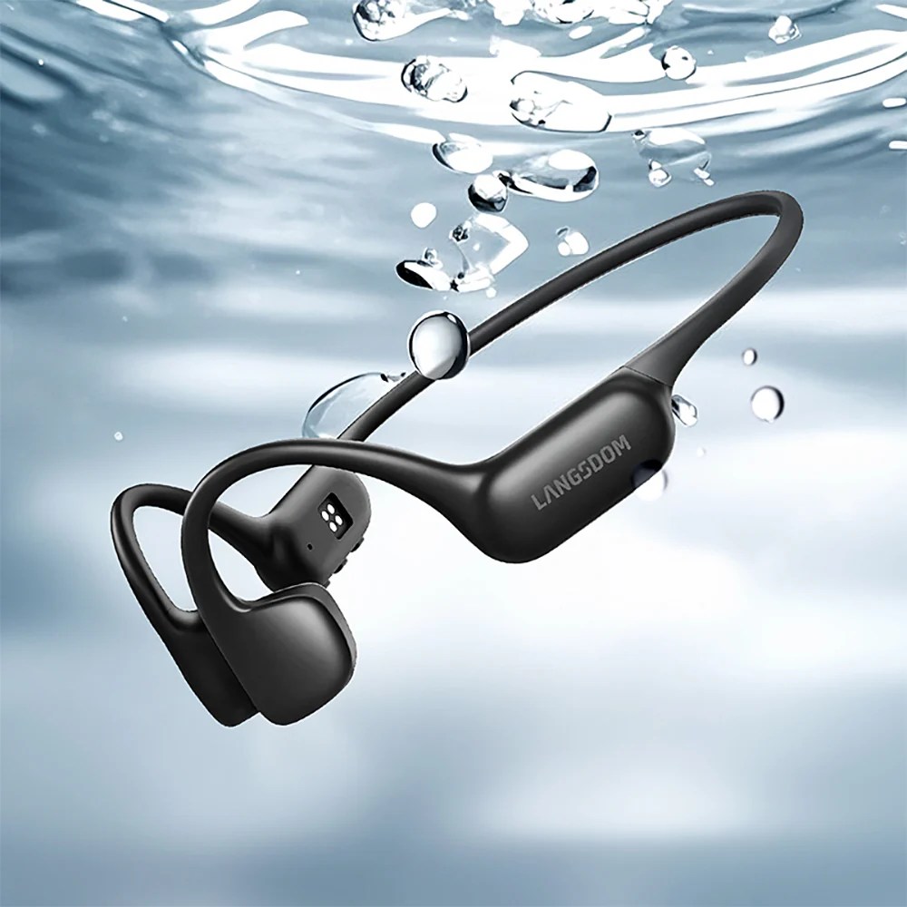 Langsdom AirSwim Neo - Waterproof Swimming Bone Conduction Sports Headphones