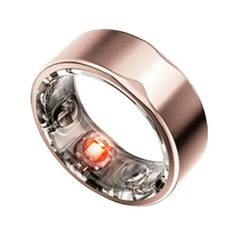 JCRing Smart Health Ring - Stress and Sleep Monitoring, Waterproof Fitness Tracker for Women & Men