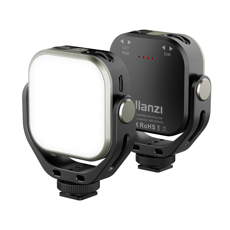 Ulanzi Pocket Video Light - 360° Rotation LED, Rechargeable Built-in 2000mAh