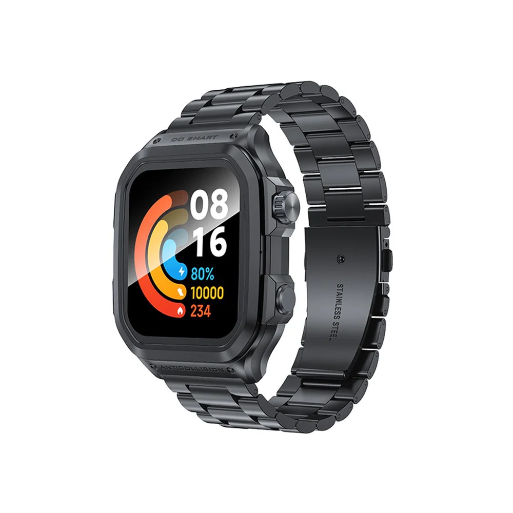 Awei H53 SmartWatch - GPS, Business Style, Fitness Tracker, Sleep Monitor, Steel&Silicone Bands