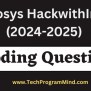 Infosys Hackwithinfy Sample Coding Questions | Hackwithinfy Coding ...