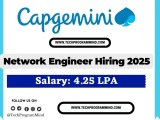 Capgemini Recruitment 2025 For Network Engineer Tech Program Mind