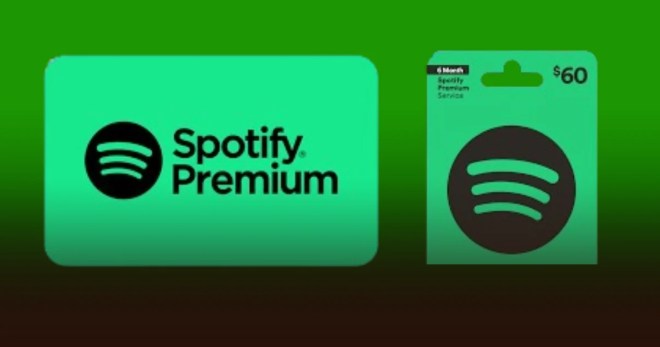 Spotify gift card for unlimited music streaming and ad-free listening