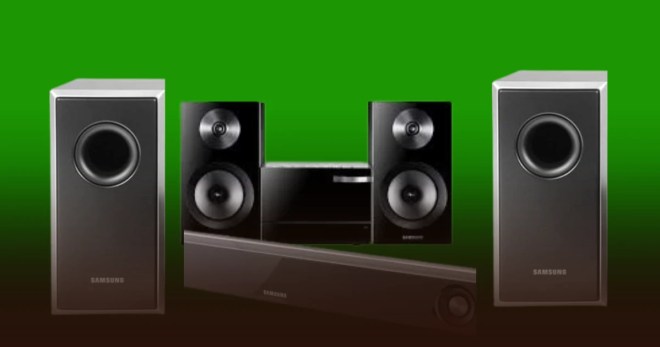 Samsung Soundbar with TV setup delivering cinematic audio