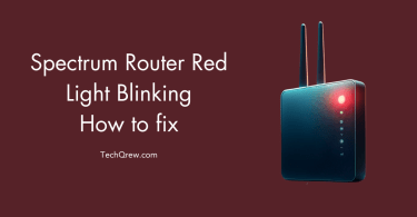 Spectrum Router Red Light Blinking