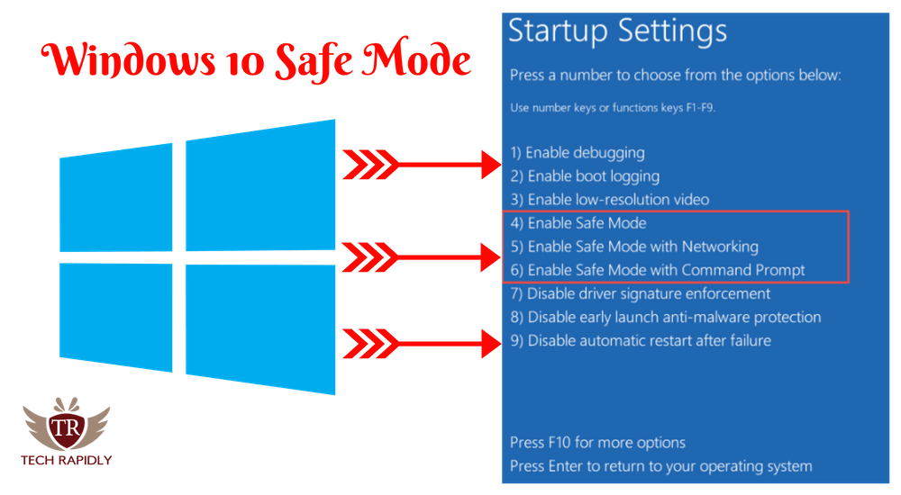 How To Get Into Windows 10 Safe Mode 5 Ways To Enter Safe Mode