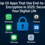 Top 10 Apps That Use End-to-End Encryption In 2025: Secure Your Digital ...