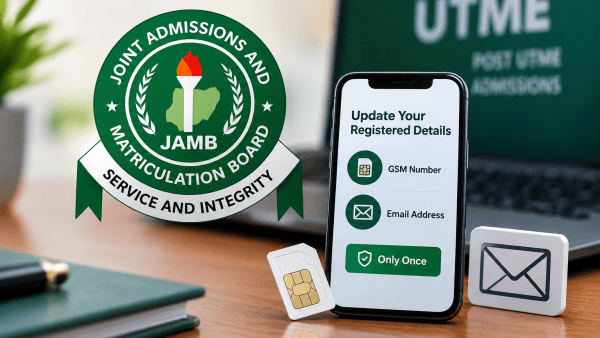 JAMB Lifts Ban on Changing Phone Numbers, Emails
