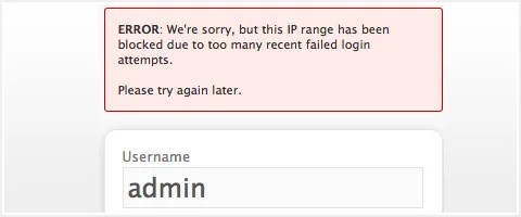 Login Lockdown