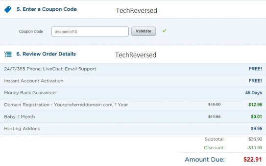 Our HostGator Discount Code