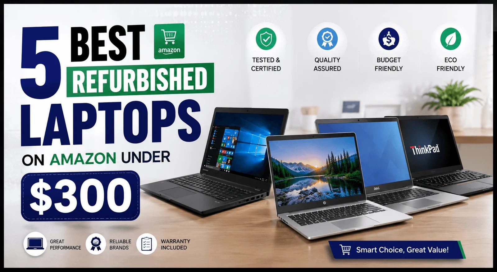 5 Best Refurbished Laptops on Amazon Under $300