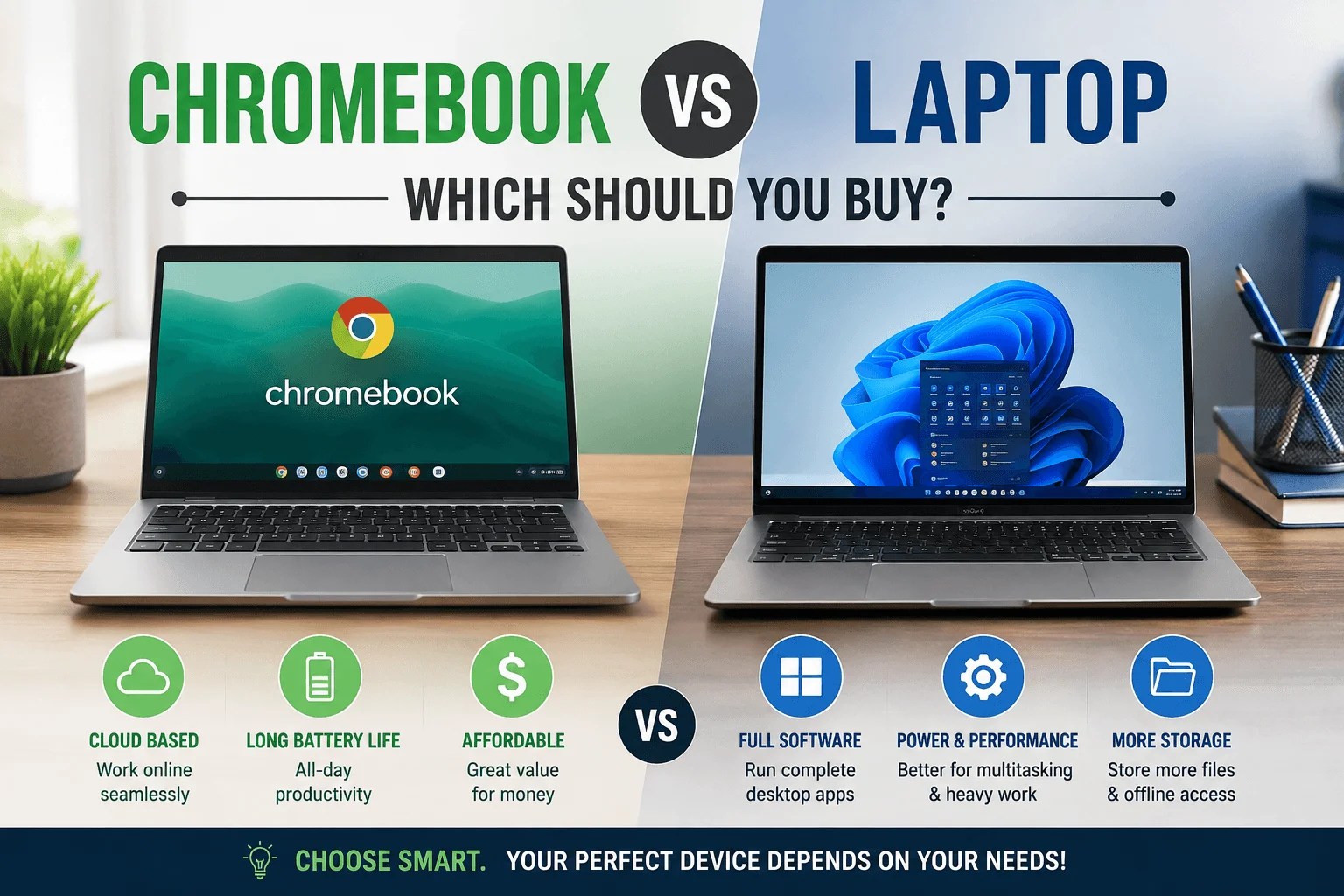 Chromebook vs Laptop: Which Should You Buy in 2026?