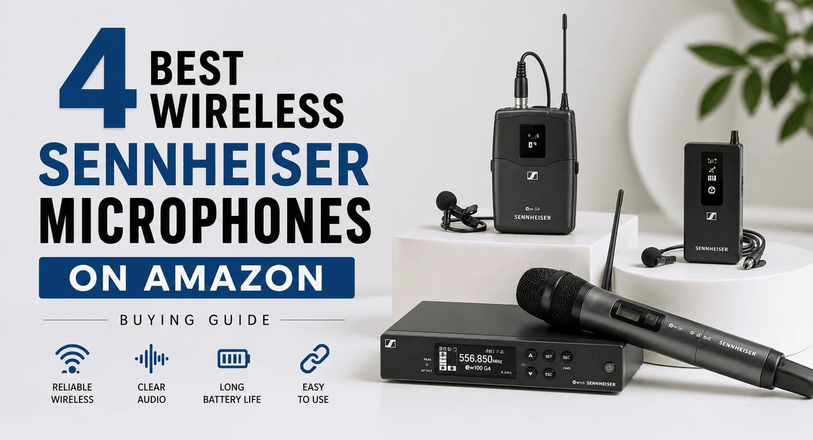 4 Best Wireless Sennheiser Microphones on Amazon in 2026