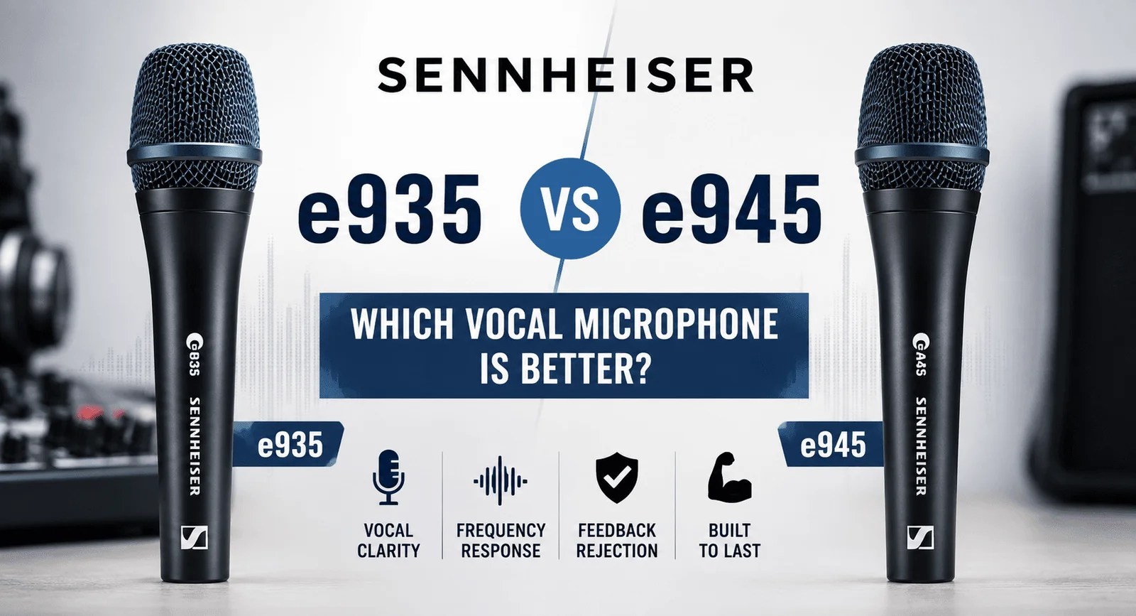 Sennheiser e935 vs e945: Which Vocal Microphone Is Better?