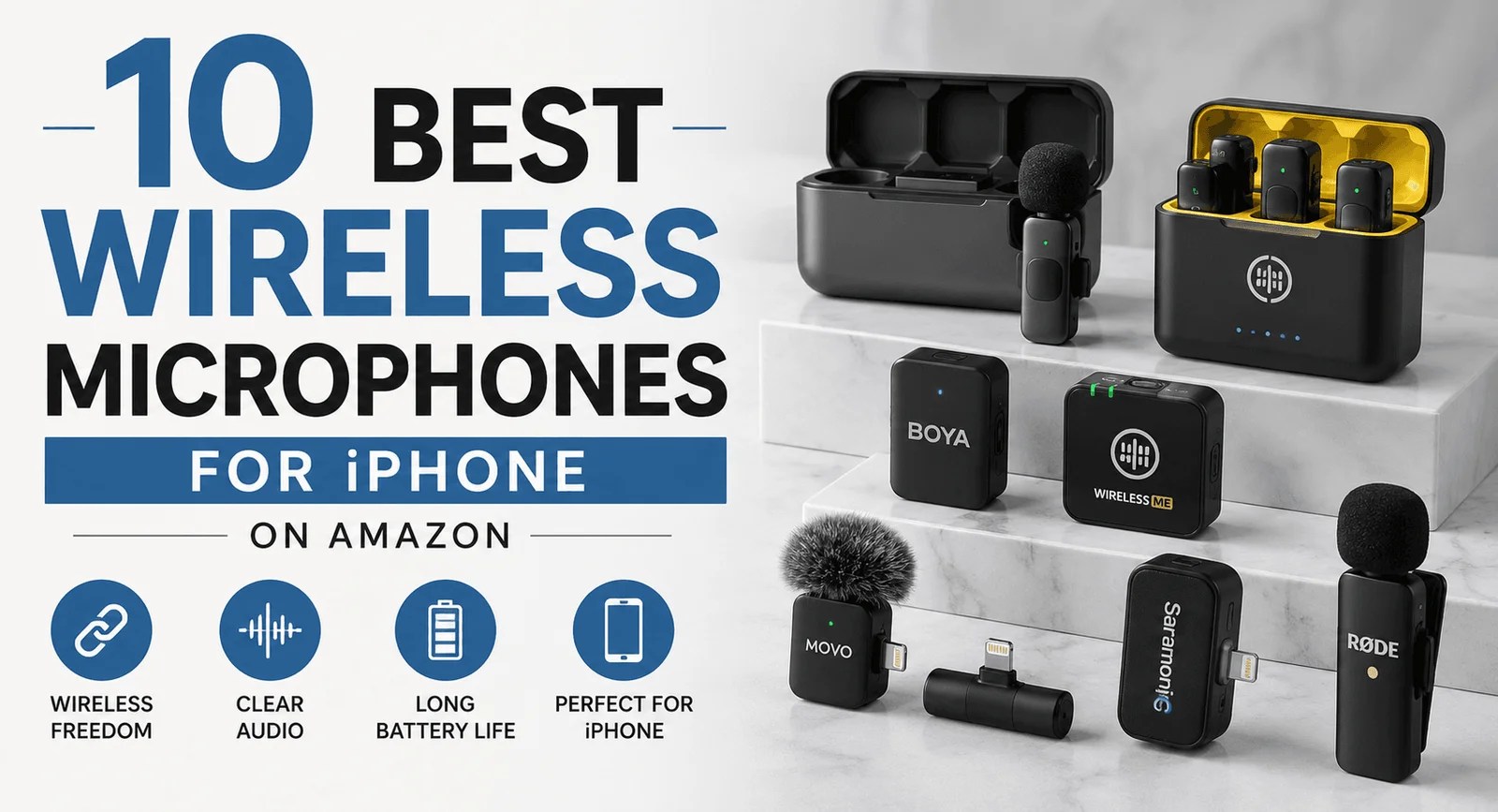 10 Best Wireless Microphones for iPhone on Amazon (2026)